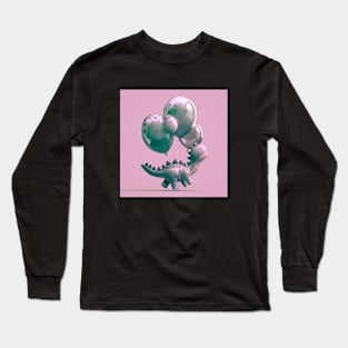 Dinosaur Balloons II Long Sleeve T-Shirt